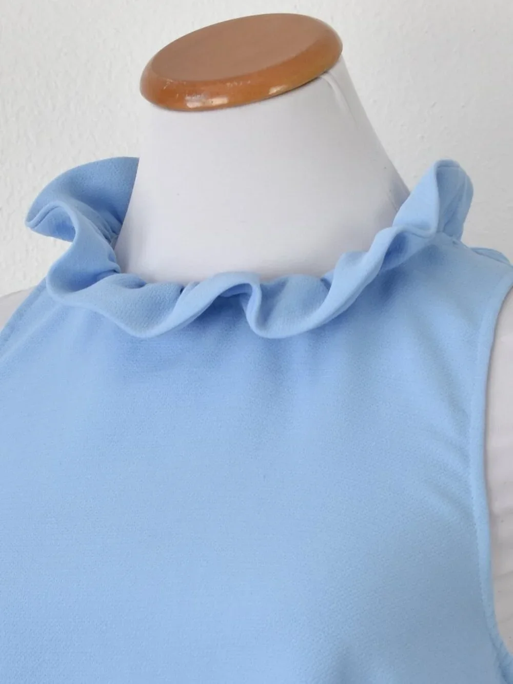 Pomander Place Blythe Baby Blue Mini Dress - S - Picture 3 of 9